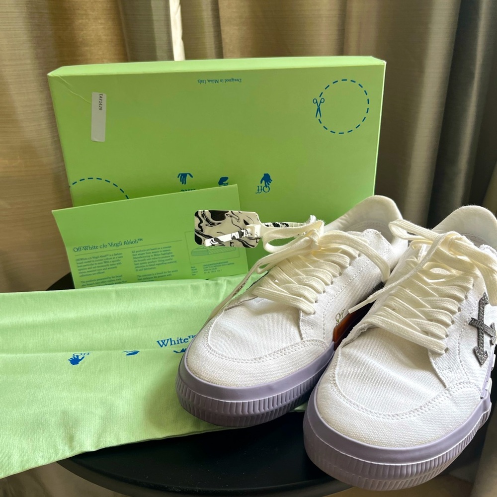 Off-White Canvas Sneakers
